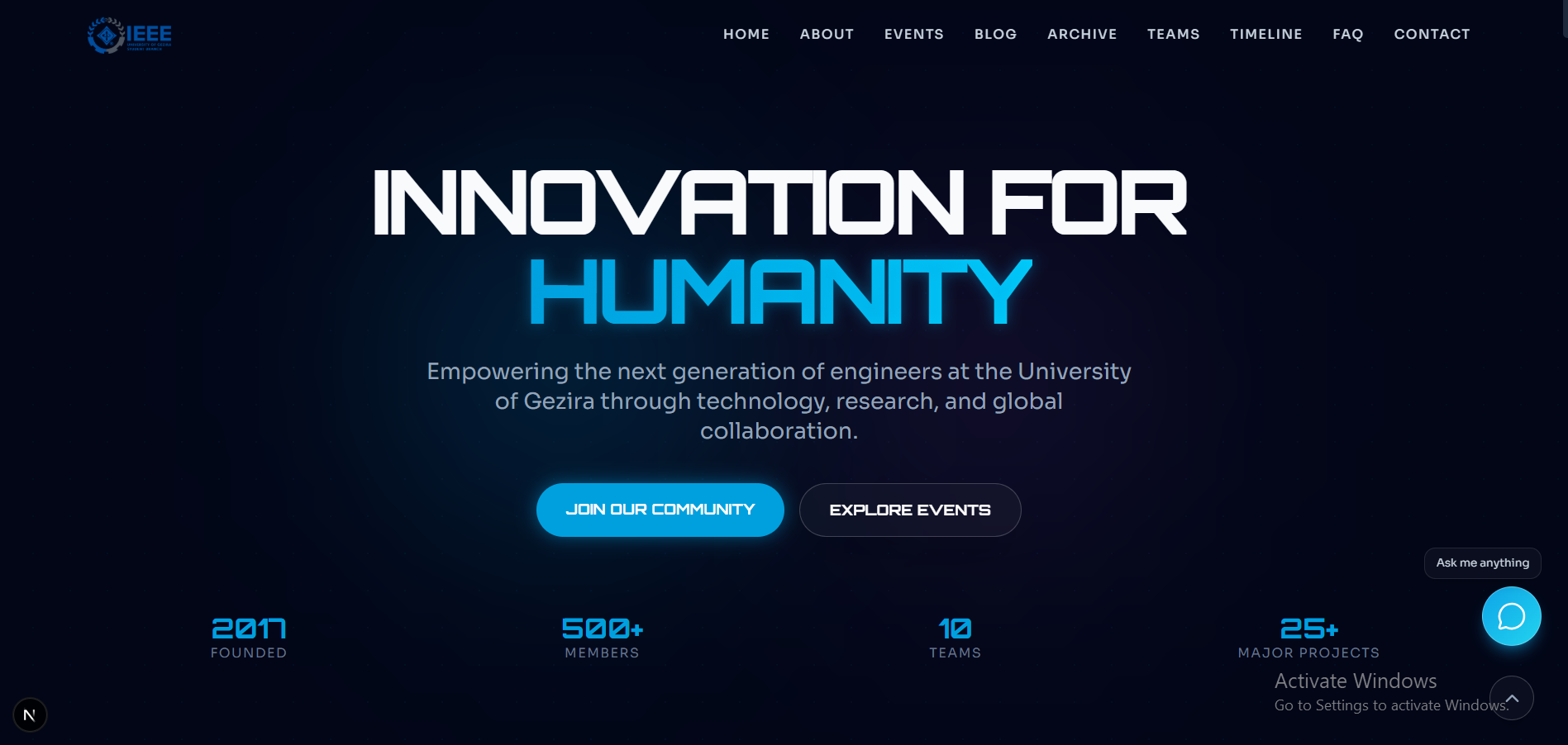 IEEE UOFG SB Portal