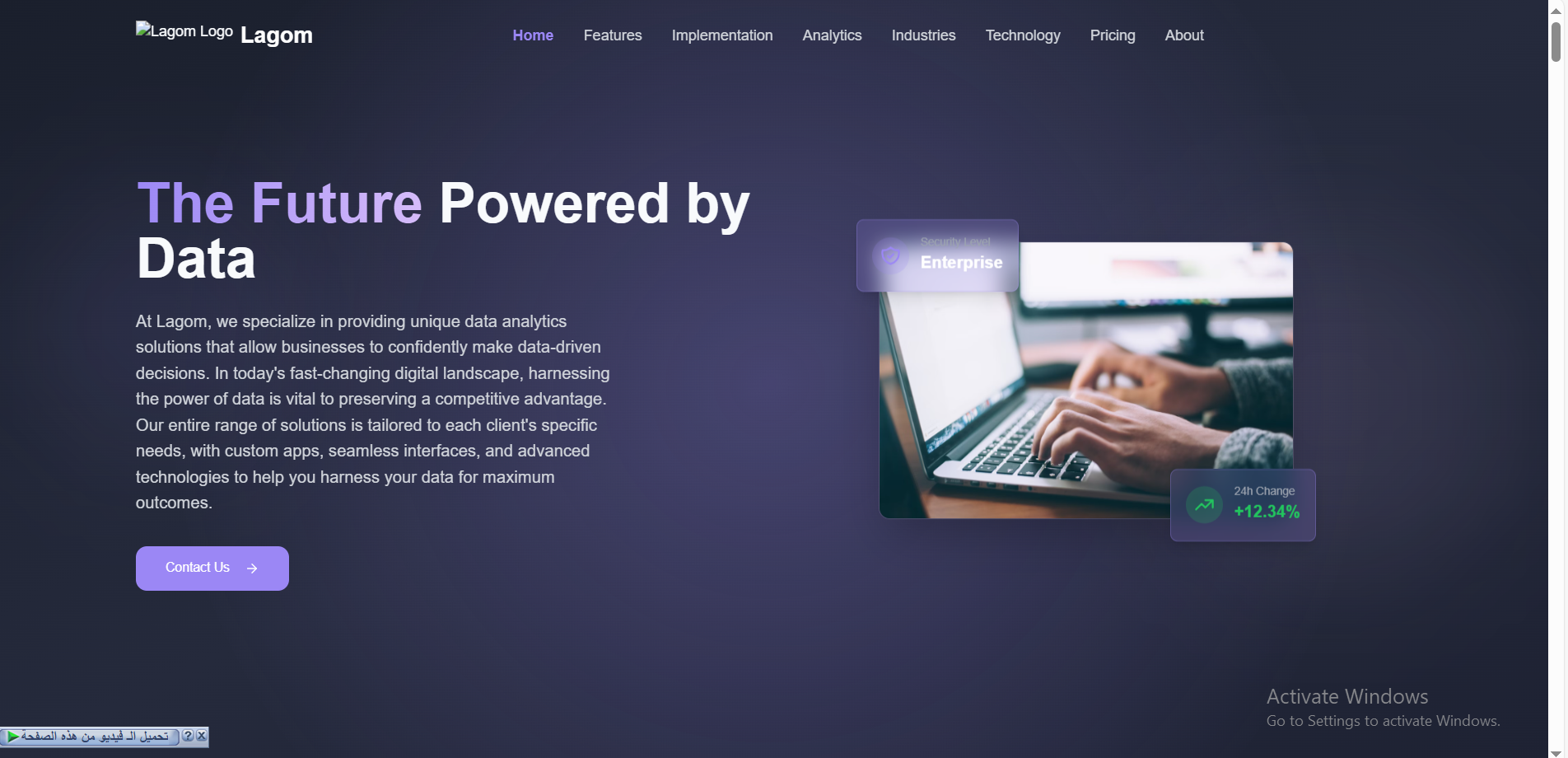 Lagom Tech Company Website